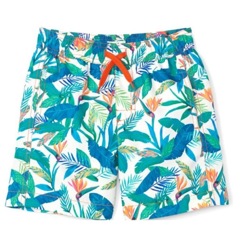 Hatley Paradise Swim Shorts Kids-Boys Tropical S20BPK809 Size 3 NWT Lined